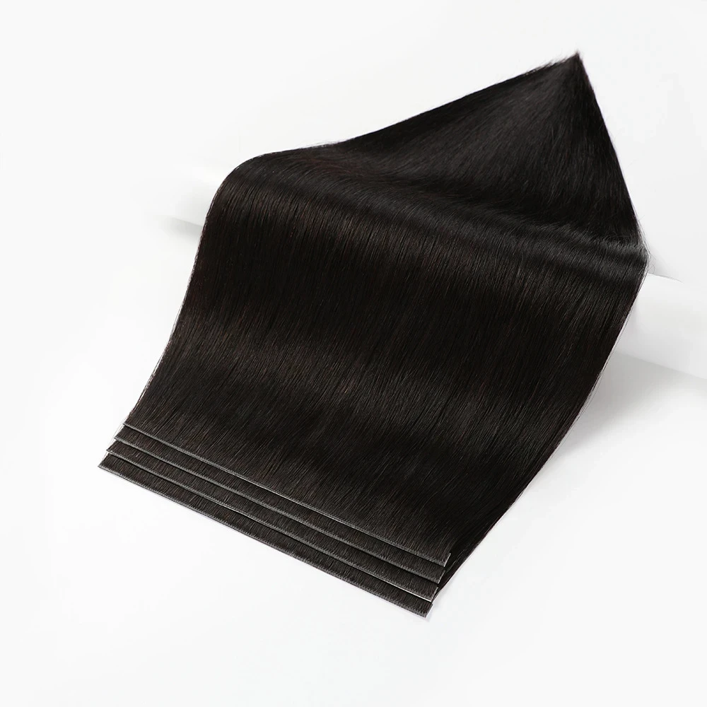 Premium Human Hair Invisible Tape Weft